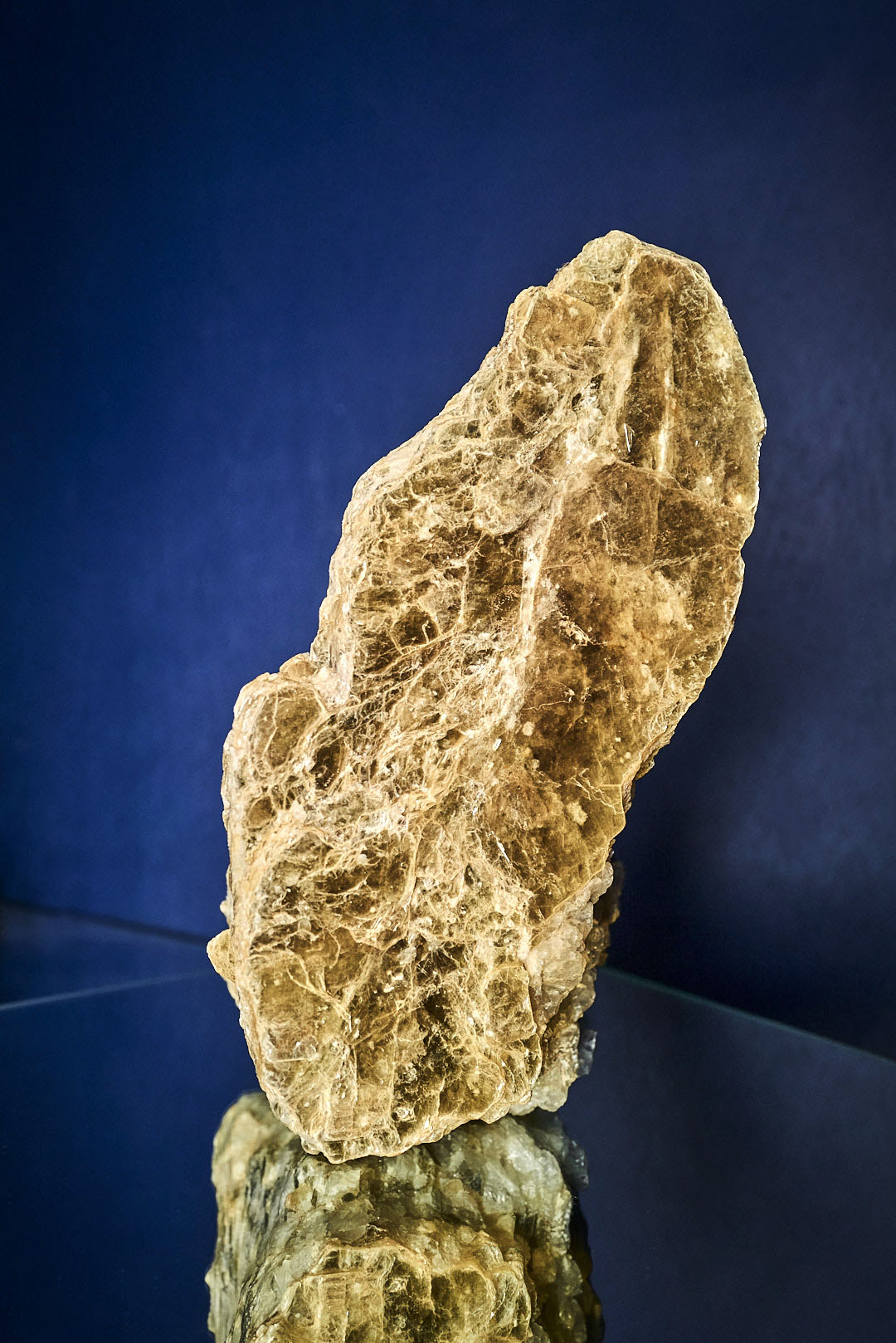 GOLD MICA WITH GREEN TOURMALINE INCLUSION