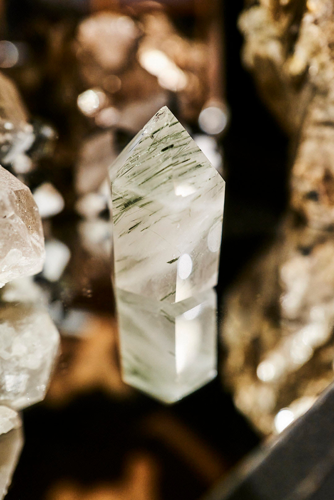 Ruitilated Green Tourmaline