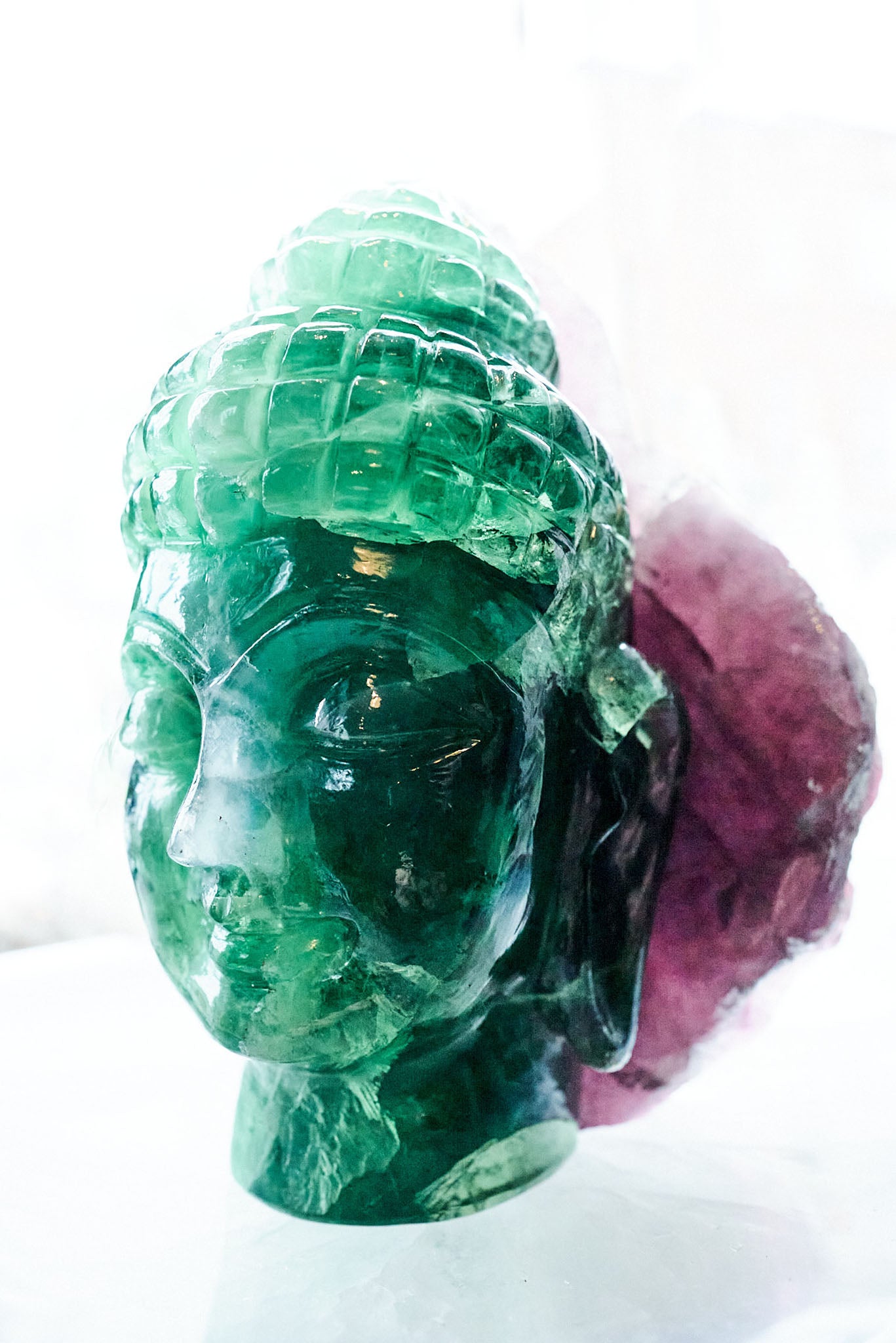Fluorite Buddah Head
