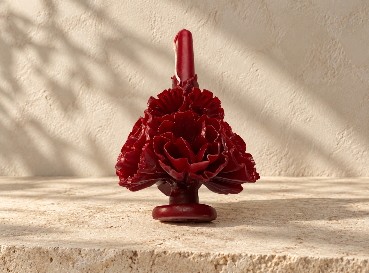 Oaxaca Marigold Day of the Dead Candle