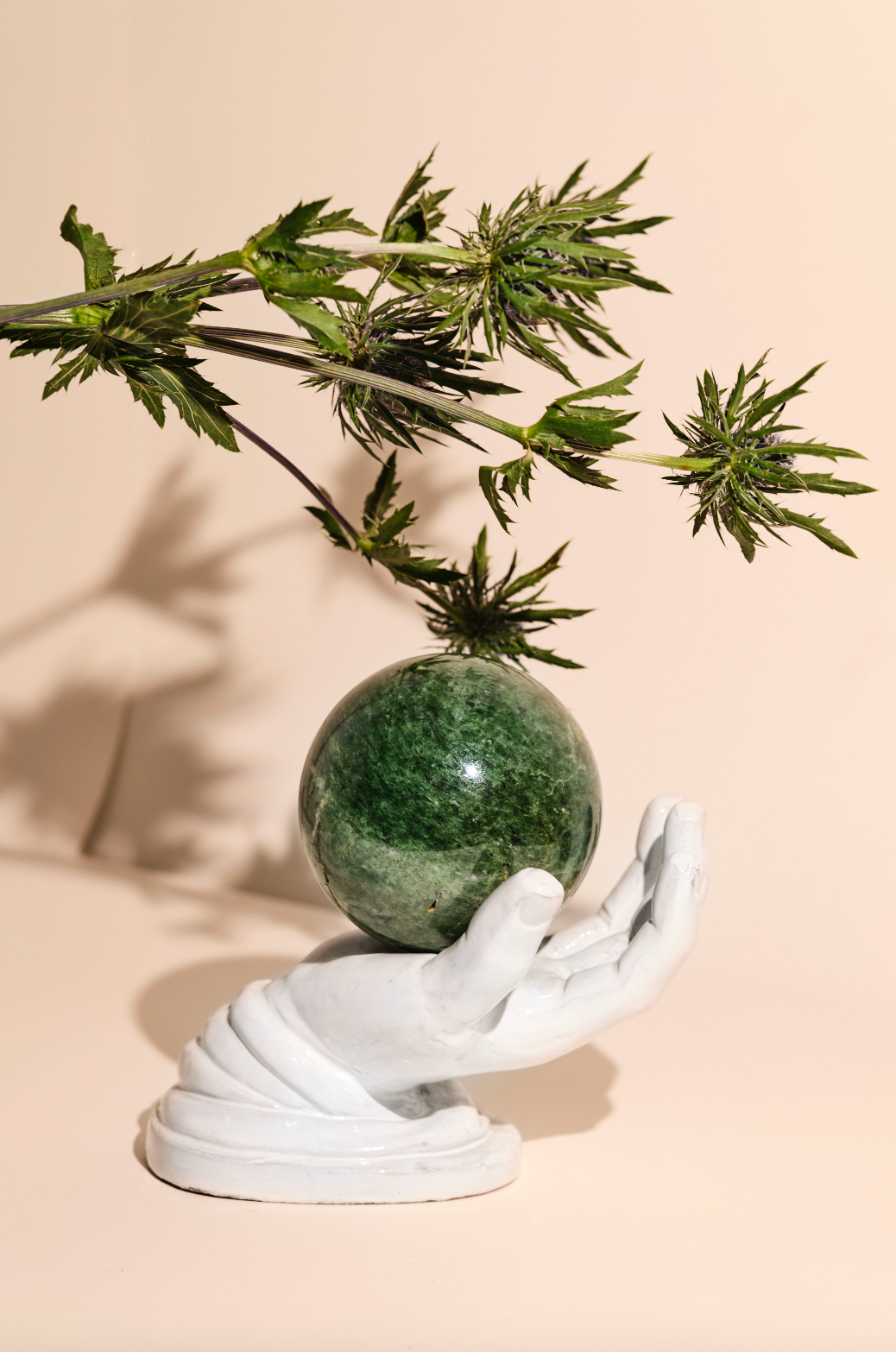 Green Diopside Sphere