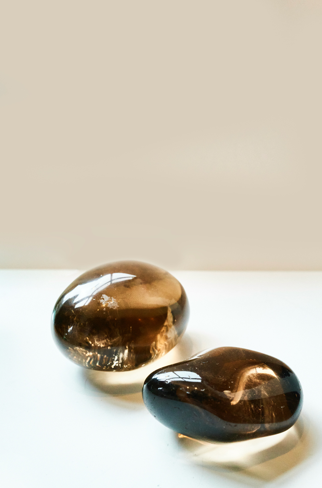 SMOKEY QUARTZ PALMSTONE