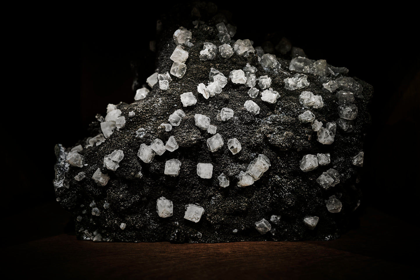 Black Galaxy Amethyst & Calcite