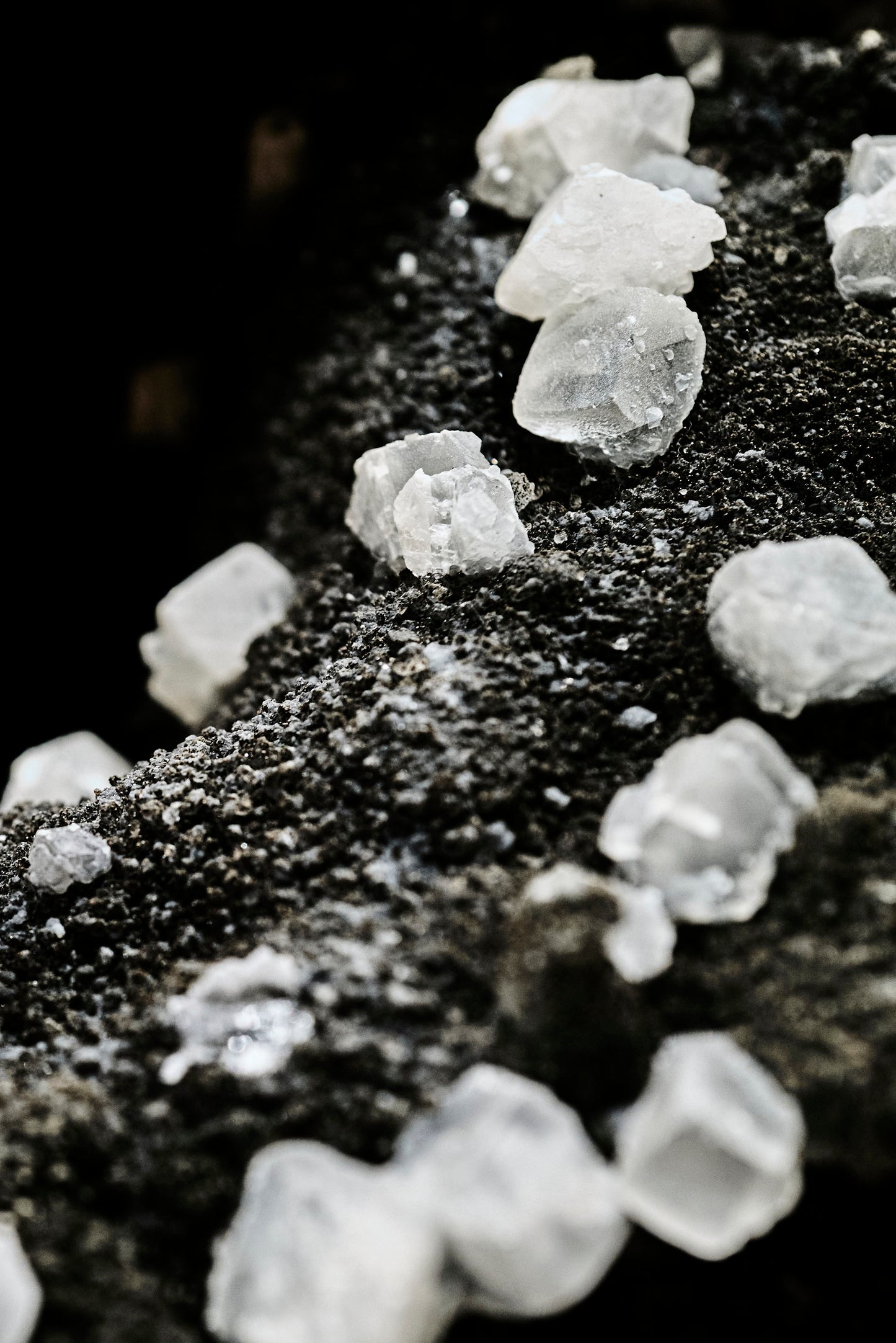 Black Galaxy Amethyst & Calcite
