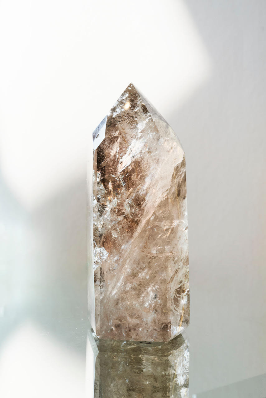 Gold Rutilated Smokey Quartz