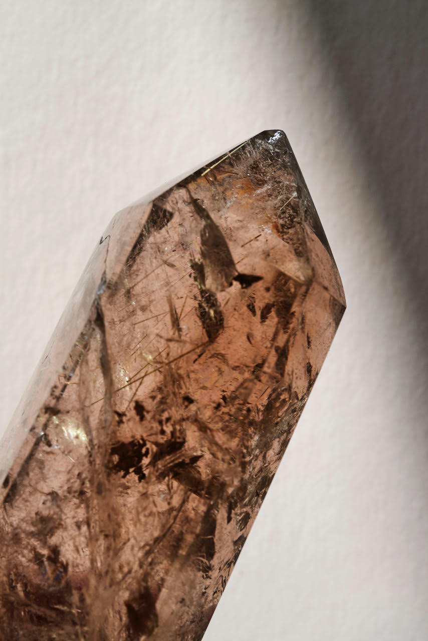 Gold Rutilated Smokey Quartz