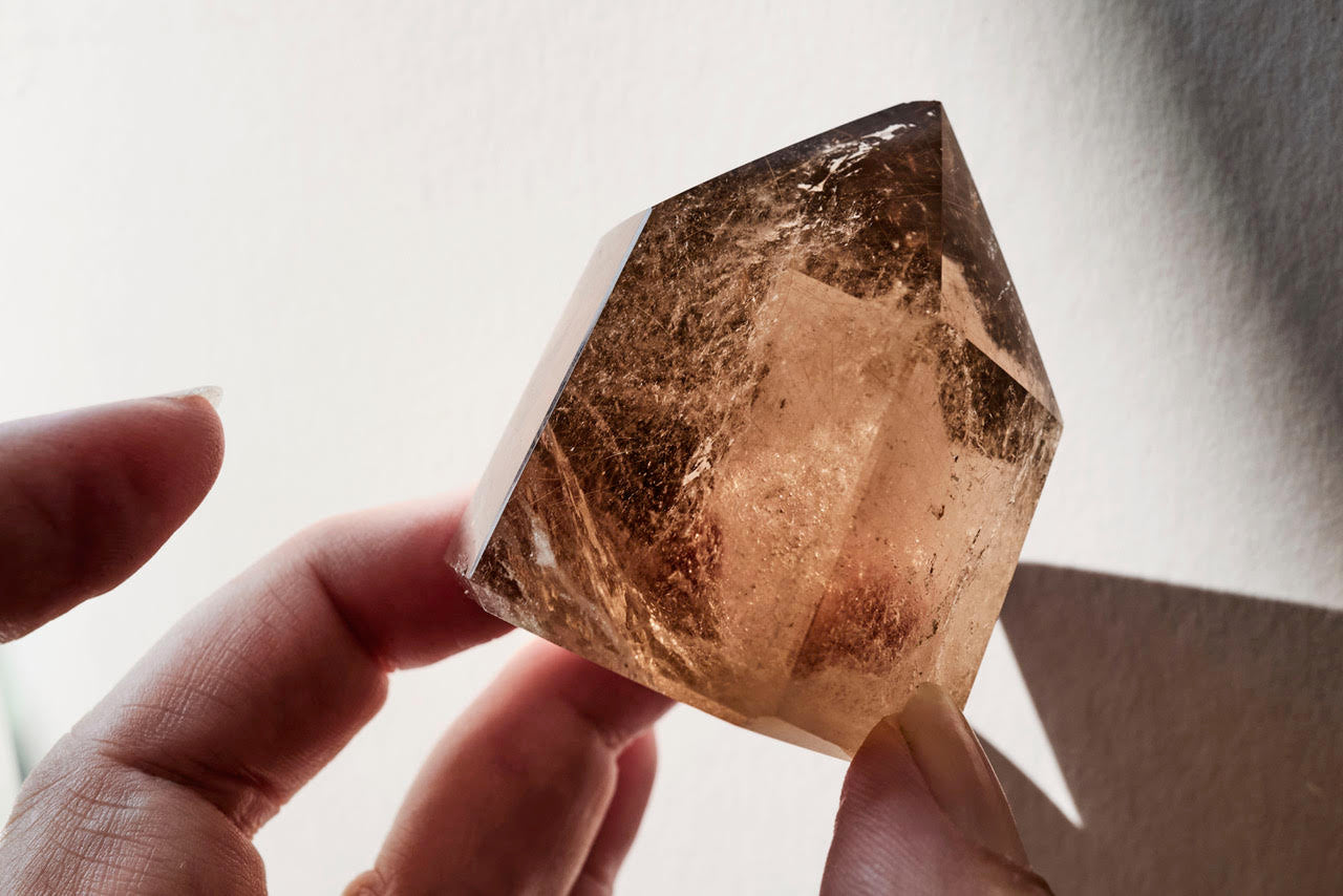 Gold Rutrilated Smokey Quartz