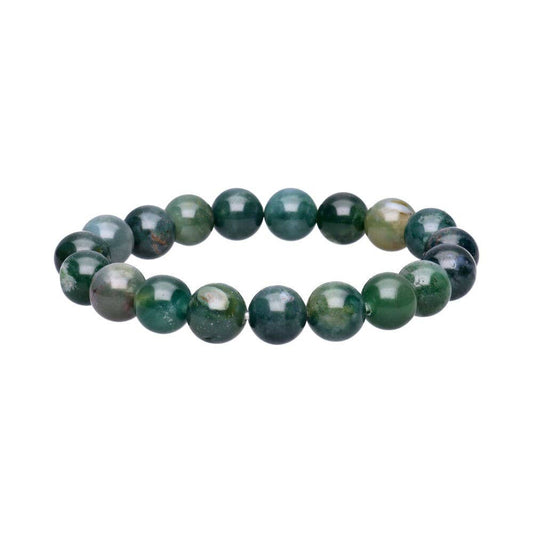 MOSS AGATE Bracelet - Large Beads