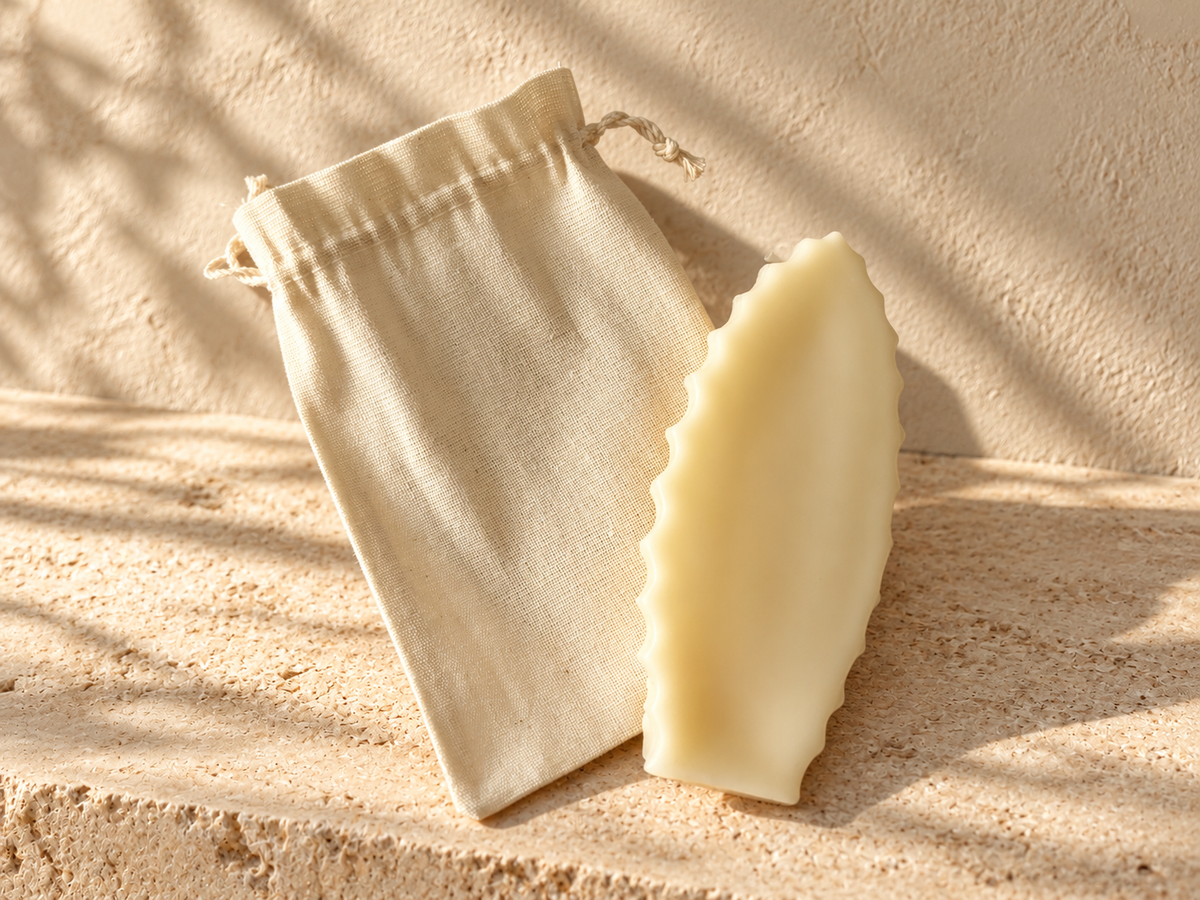 Virgen de Guadalupe  Candle with Cotton Bag