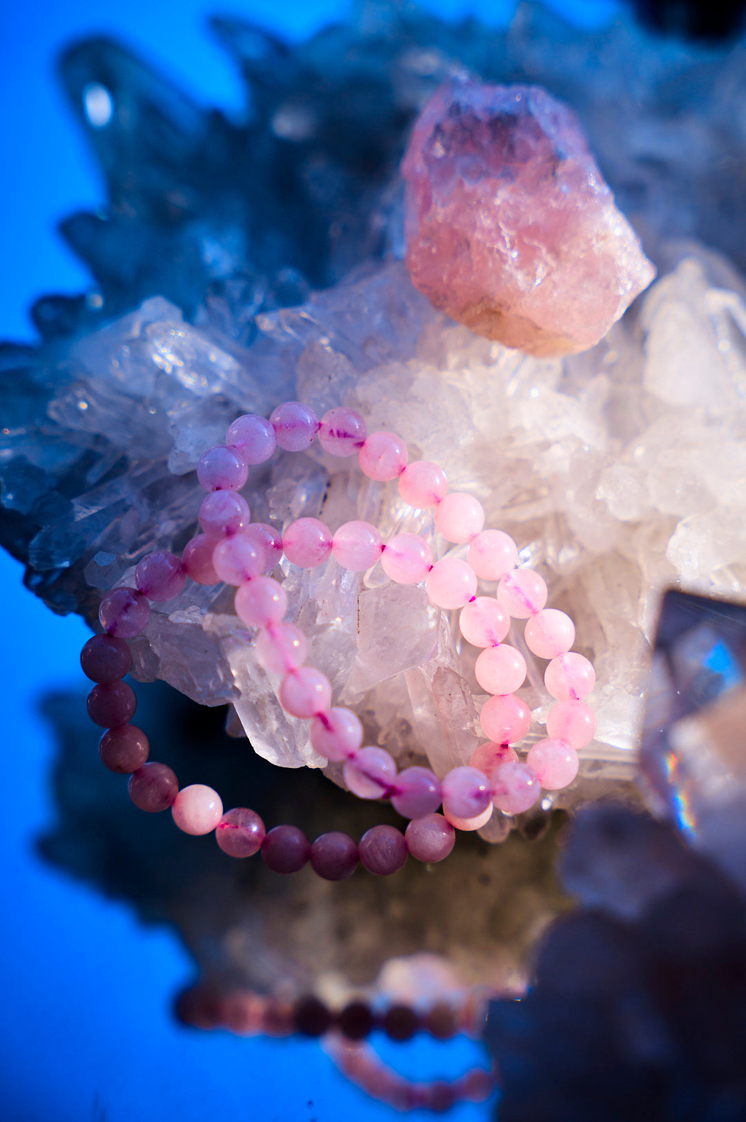 Rose Quartz Bracelet Medium stone
