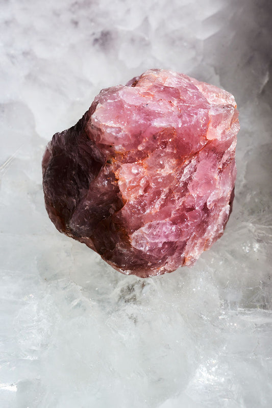 Strawberry Quartz Raw Piece