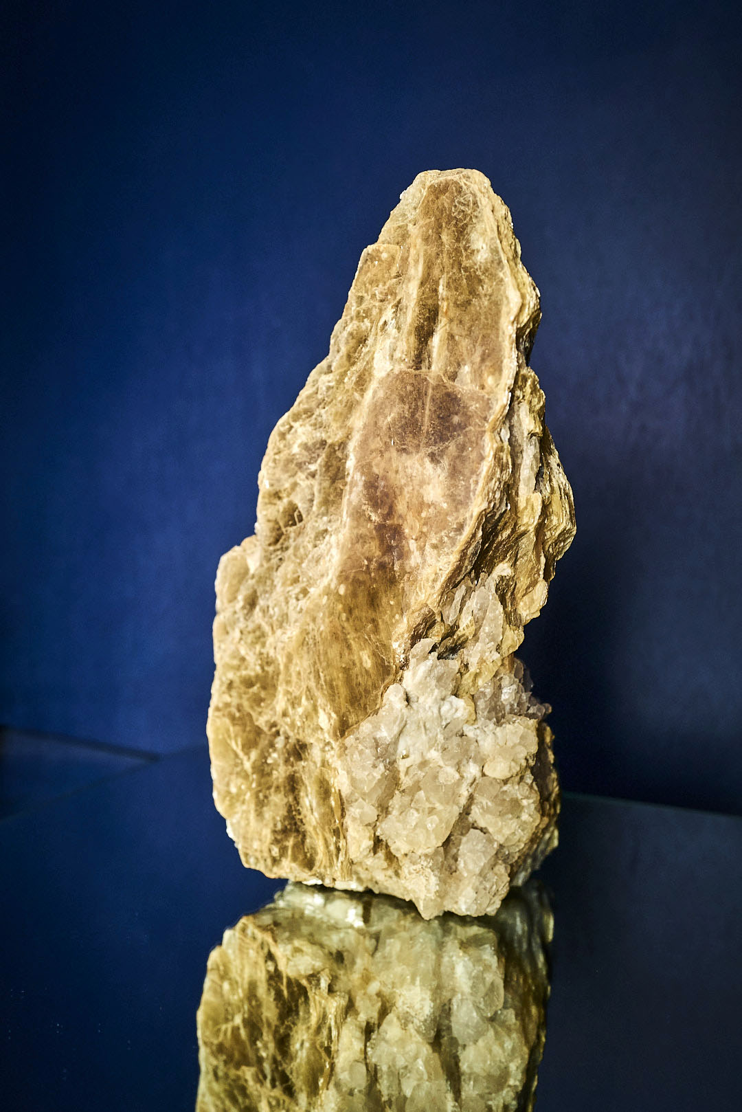 GOLD MICA WITH GREEN TOURMALINE INCLUSION