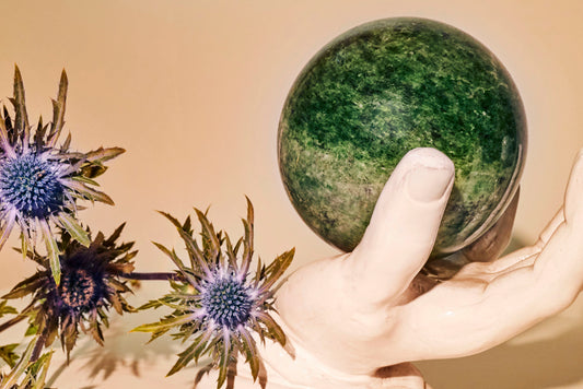 Green Diopside Sphere