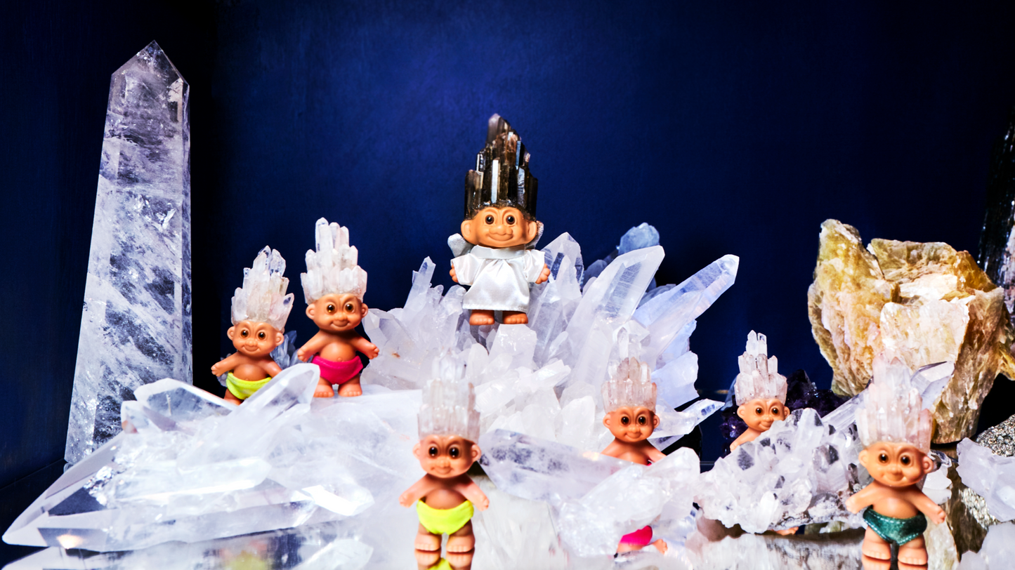 BLONDE OMEN Crystal Trolls - Neon Yellow Speedo