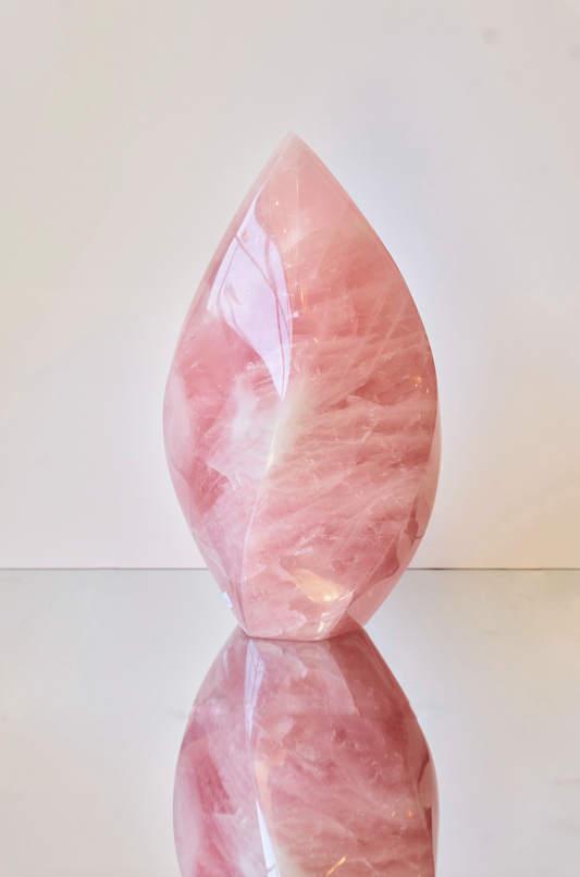 Rose Quartz Flame Statement piece