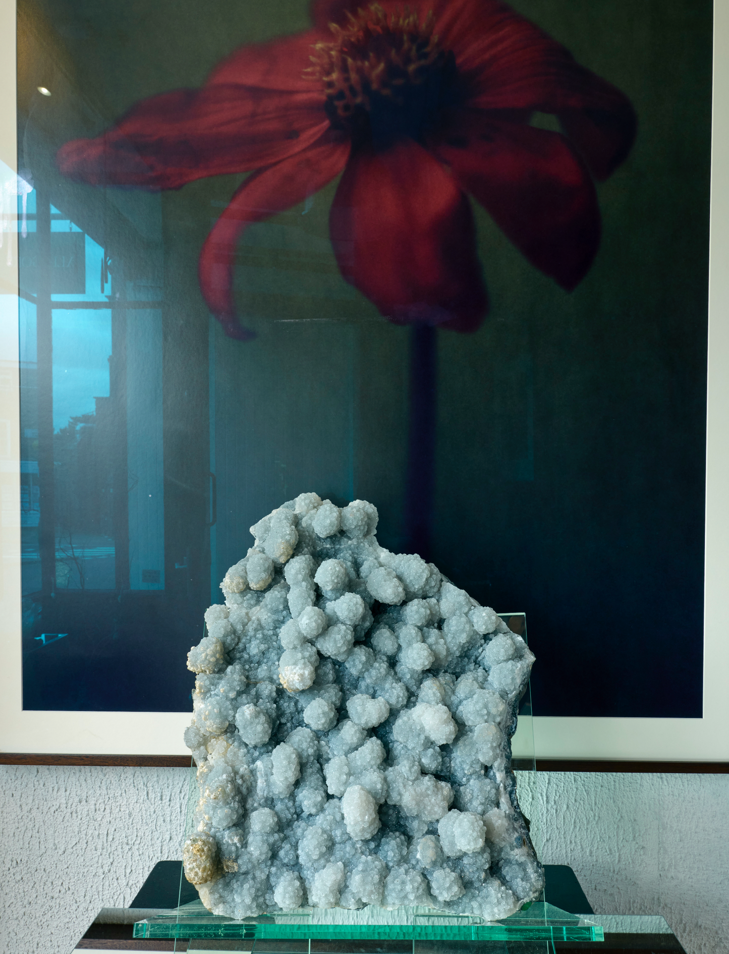 Prasiolite Druzy with Emerging Points