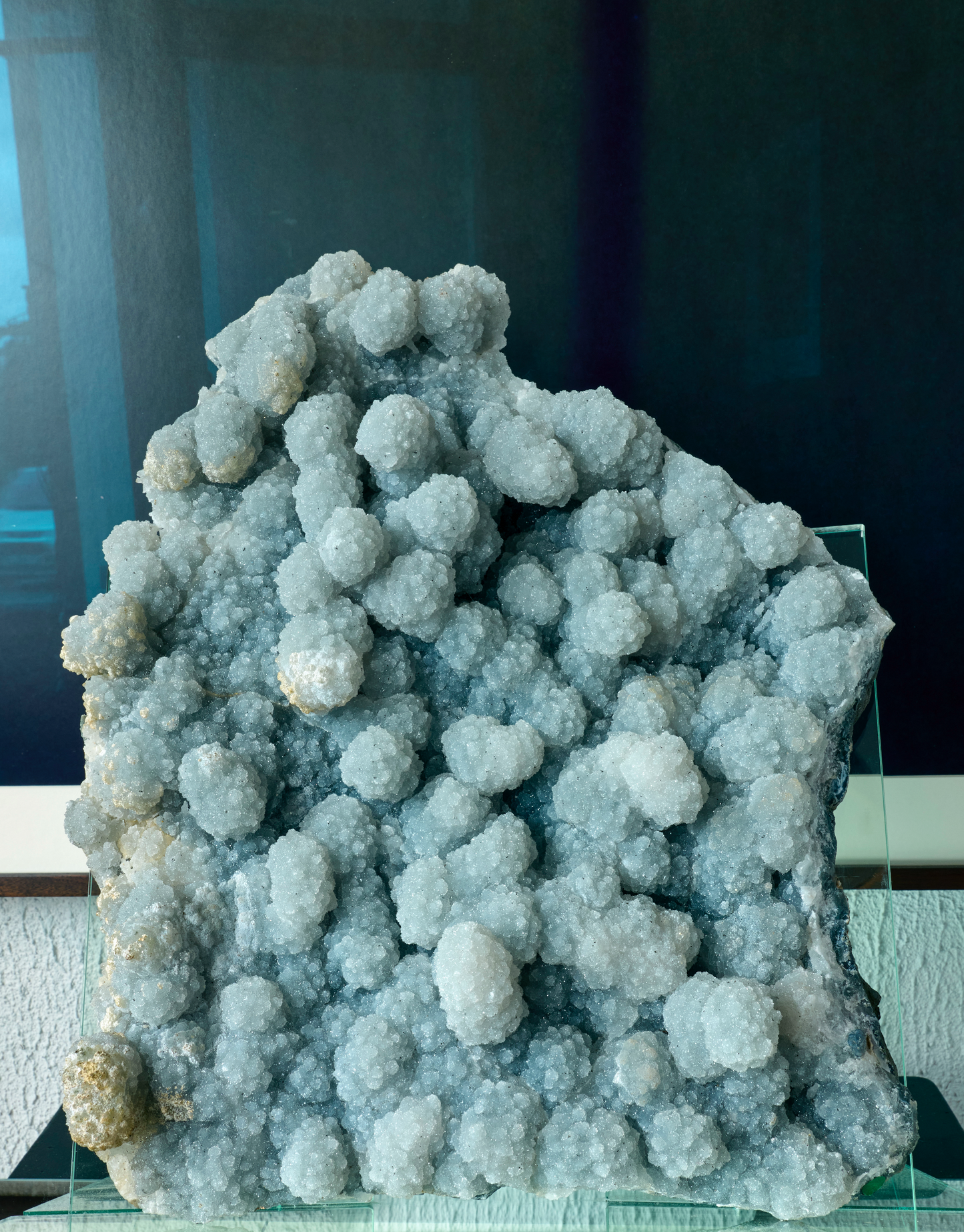 Prasiolite Druzy with Emerging Points