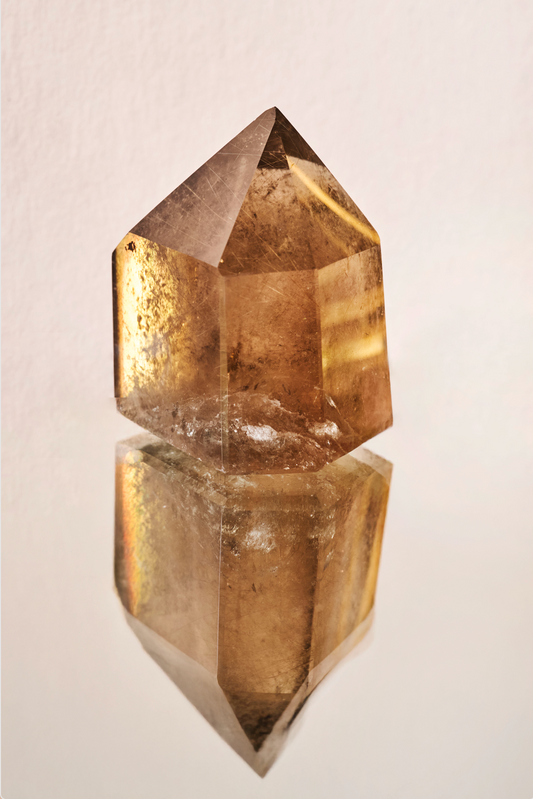 Gold Rutrilated Smokey Quartz