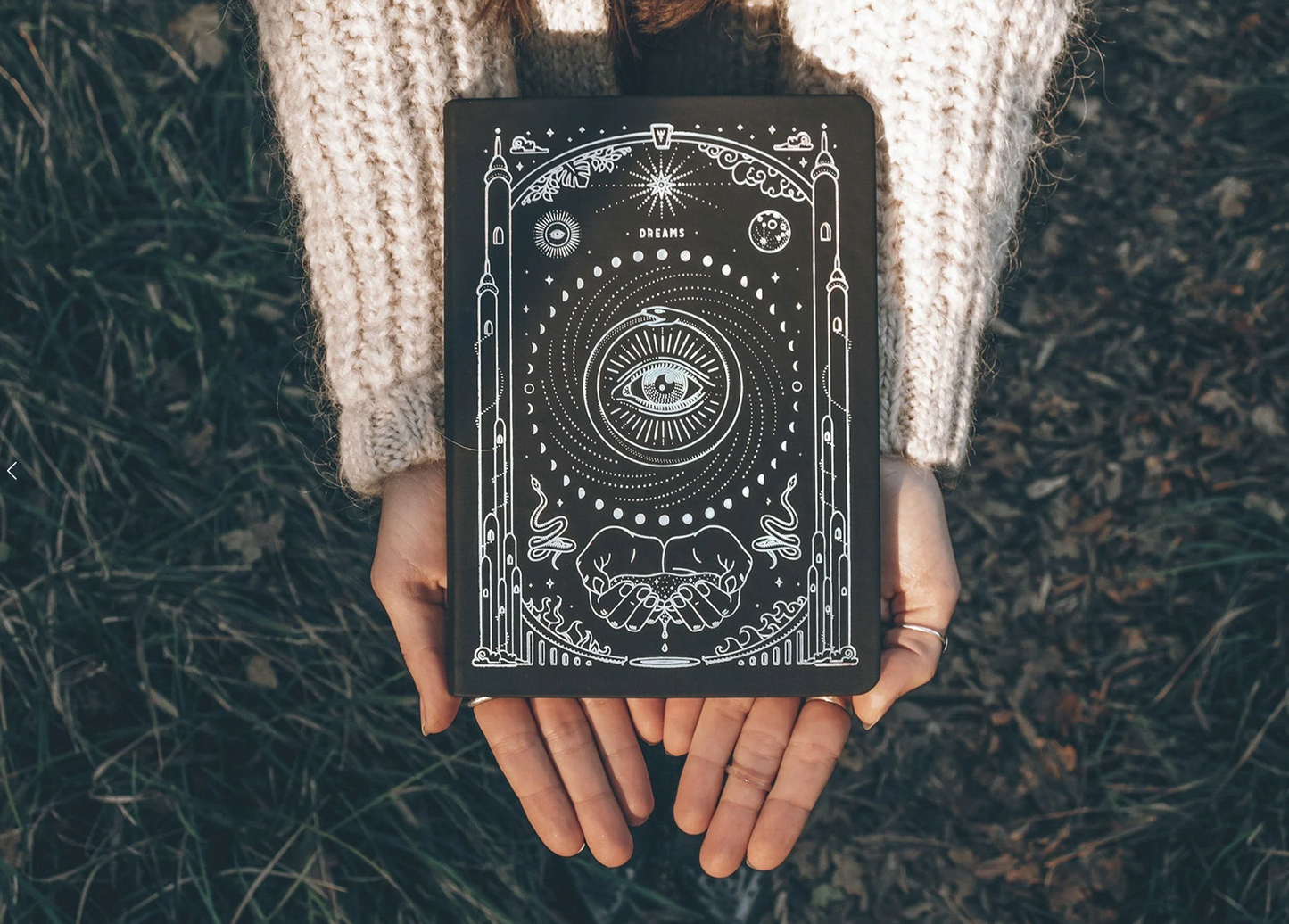 MAGIC OF I A5 ETHER DREAM JOURNAL - Black/Silver Holographic