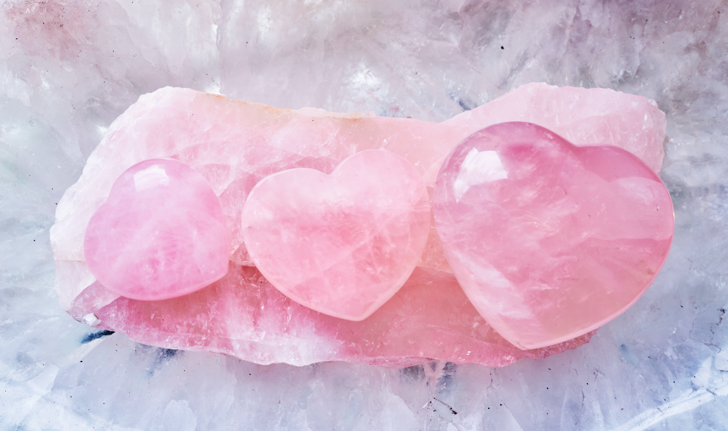 ROSE QUARTZ HEART (M)