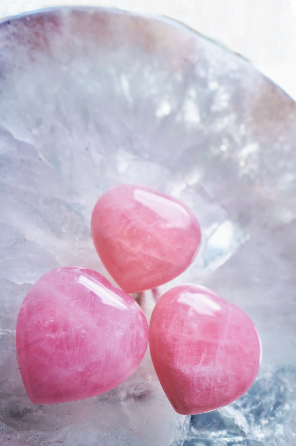 ROSE QUARTZ HEART (S)