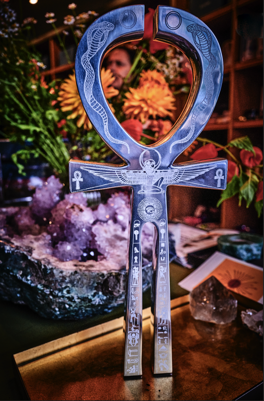 Isis Ankh Tuning Fork by Joanna Bilik