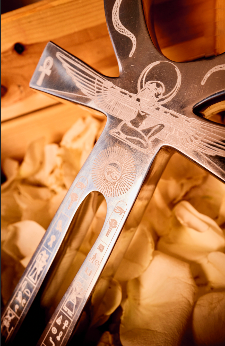 Isis Ankh Tuning Fork by Joanna Bilik