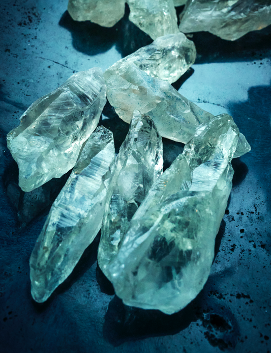 Prasiolite Points