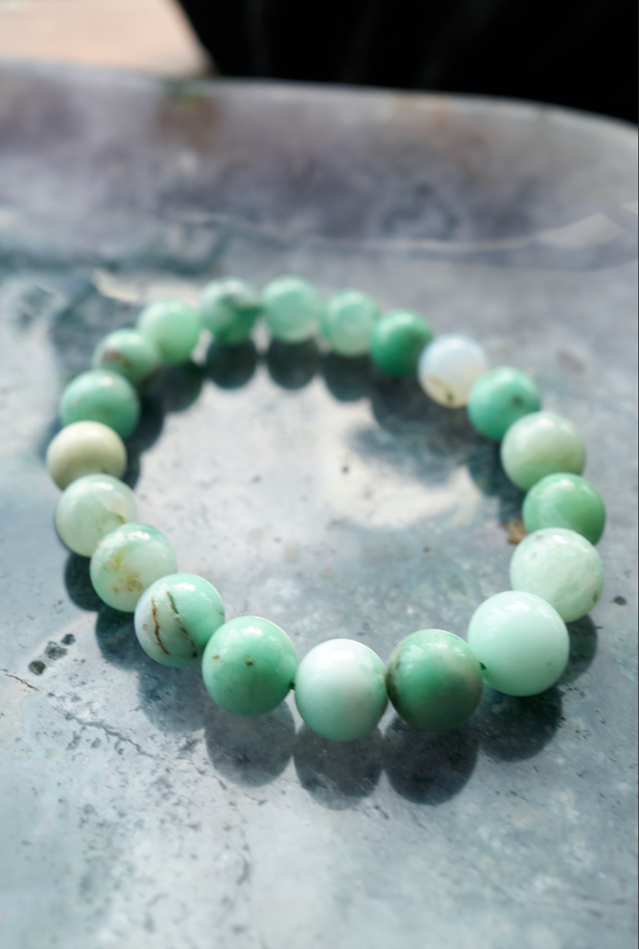 BRAZILLIAN CHRYSOPHRASE Bracelet