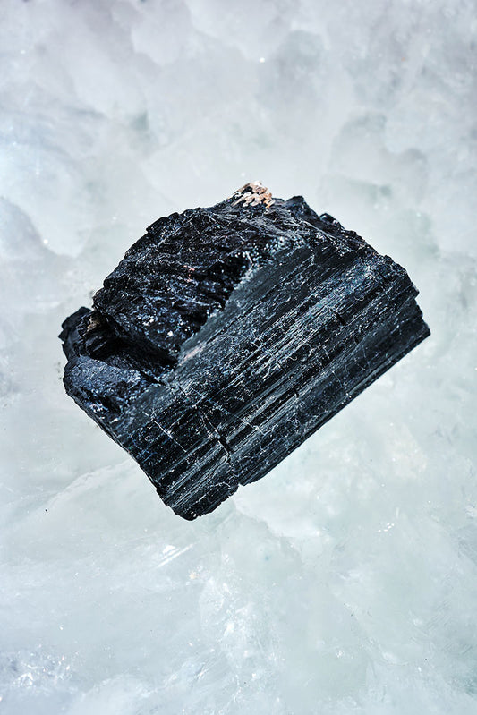Black Tourmaline Raw Piece - Medium