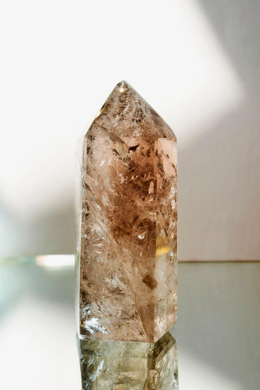 Gold Rutilated Smokey Quartz