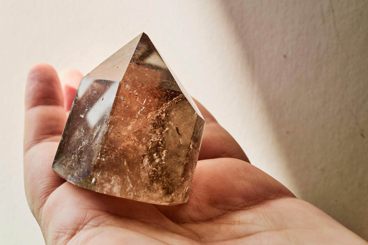 Gold Rutrilated Smokey Quartz